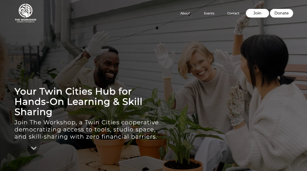 The Workshop website.